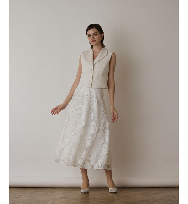 GRACE CONTINENTAL「トリアセジャージジレ」|ベスト・ジレ|