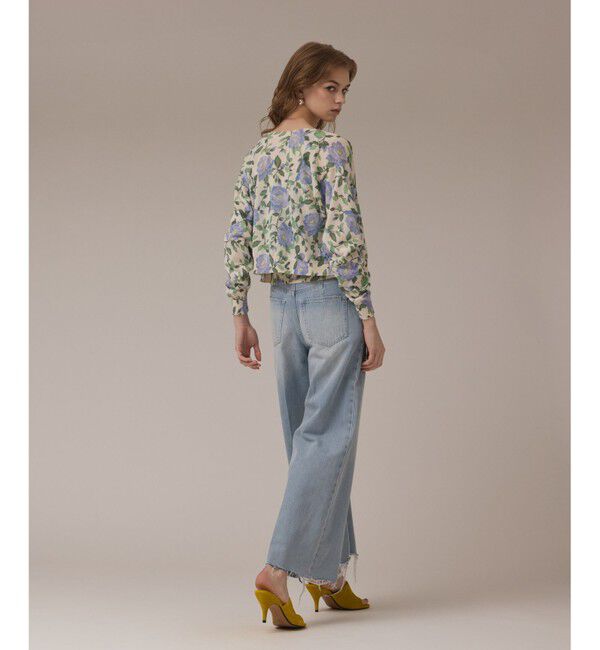 Diagram「ローズプリントニットカーディガン」|カーディガン|