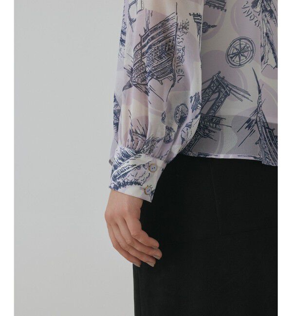 Diagram「スカ－フタイブラウス」|シャツ・ブラウス|