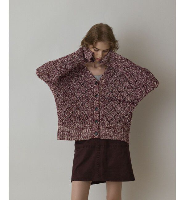 GRACE CONTINENTAL「オーバーニットカーディガン」|カーディガン|