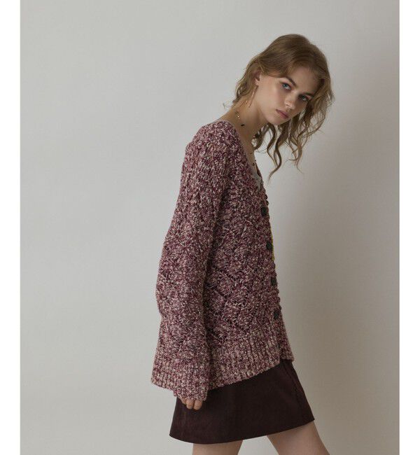 GRACE CONTINENTAL「オーバーニットカーディガン」|カーディガン|