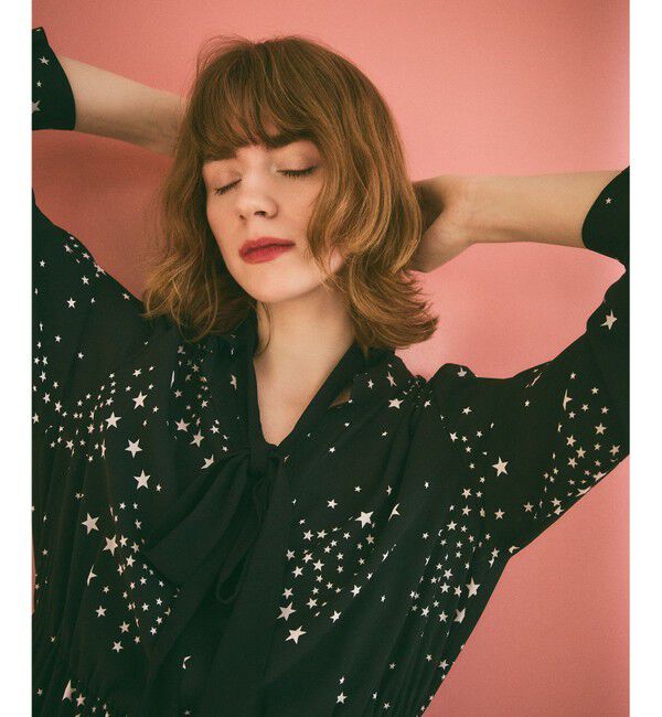 Grace Class「エトワールドレープドレス」|ワンピース|ブラック