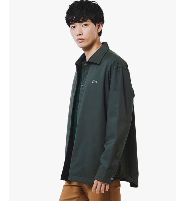 LACOSTE「プレーン&times;バッファローチェックリバーシブルシャツアウター」|シャツ・ブラウス|