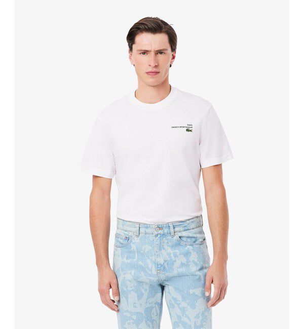 LACOSTE「オーディエンスバックプリントTシャツ」|Tシャツ・カットソー|ホワイト