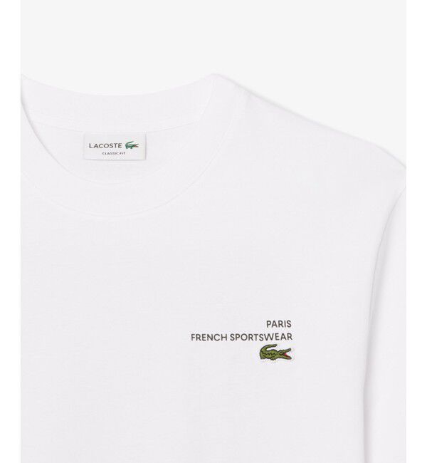LACOSTE「オーディエンスバックプリントTシャツ」|Tシャツ・カットソー|