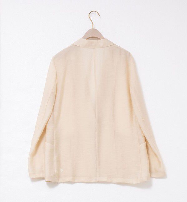 NOLLEY'S sophi「ウォッシャブルシアーシルクライトジャケット」|テーラードジャケット|