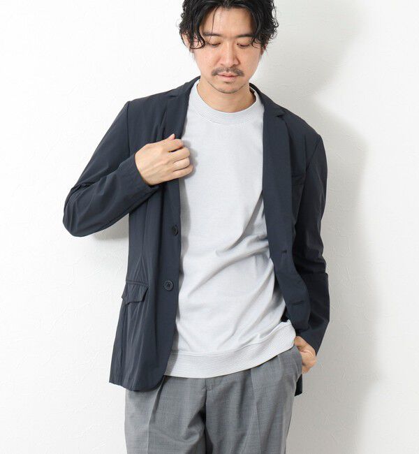 NOLLEY'S goodman「《ビジカジ対応》セミシルケットスムース ボーダードレスTシャツ 25SS」|Tシャツ・カットソー|