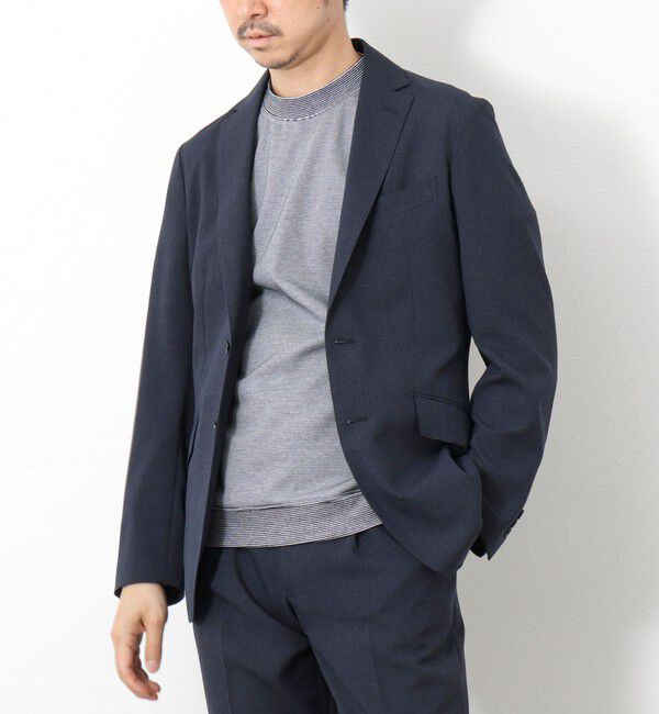 NOLLEY'S goodman「《ビジカジ対応》セミシルケットスムース ボーダードレスTシャツ 25SS」|Tシャツ・カットソー|