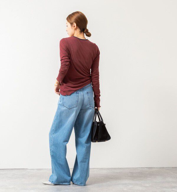 NOLLEY'S「ウォッシャブルシアーフライスロンT」|Tシャツ・カットソー|