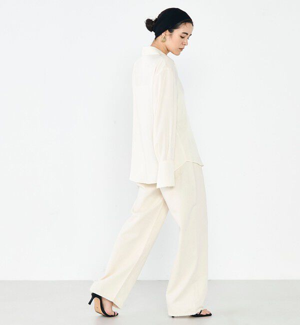 Rie Miller「【RM denim】リネン混ひも付きリラックスパンツ」|その他|