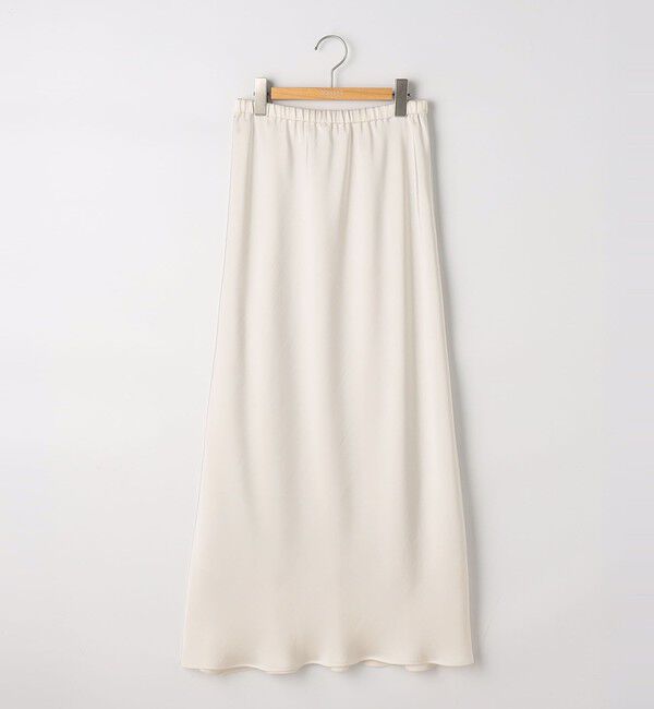 NOLLEY'S sophi「ウォッシャブルダブルサテンナロースカート」|フレア|