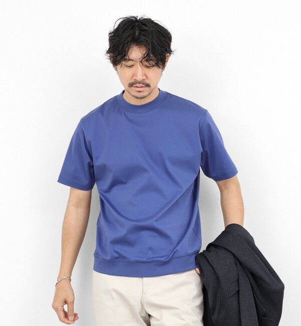 NOLLEY'S goodman「《ビジカジ対応》シルケットスムース クルーネックドレスTシャツ 26SS」|Tシャツ・カットソー|