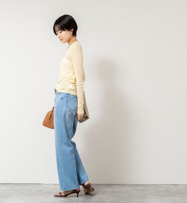 NOLLEY'S sophi「ウォッシャブルorganicコットンシアーテレコロンＴ」|Tシャツ・カットソー|