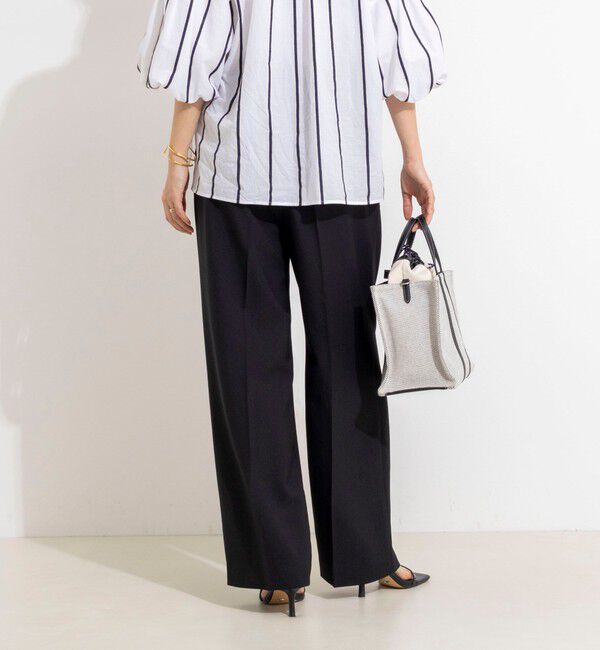 NOLLEY'S「ウォッシャブルラップ風ワイドパンツ」|その他|