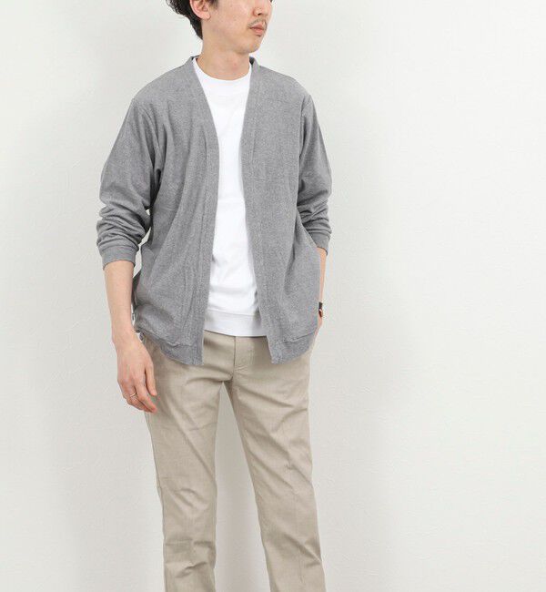 NOLLEY'S goodman「《セットアップ対応》ボタンレス パイルカーディガン 26SS」|カーディガン|