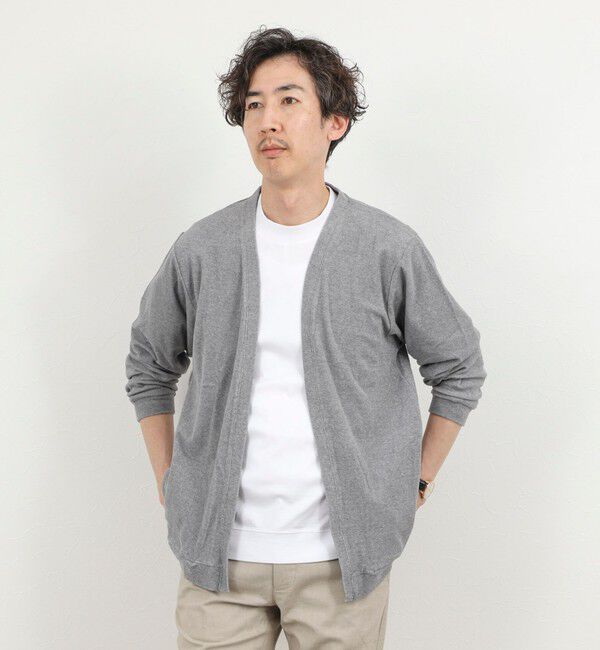 NOLLEY'S goodman「《セットアップ対応》ボタンレス パイルカーディガン 26SS」|カーディガン|