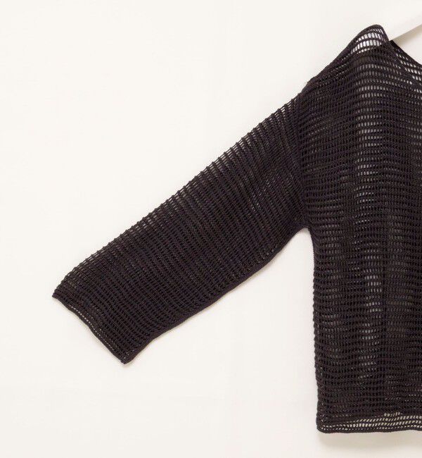 MAQWEL「【MAQWEL/マクウェル】ウォッシャブル透かし編みサマーニットプルオーバー」|ニット・セーター|