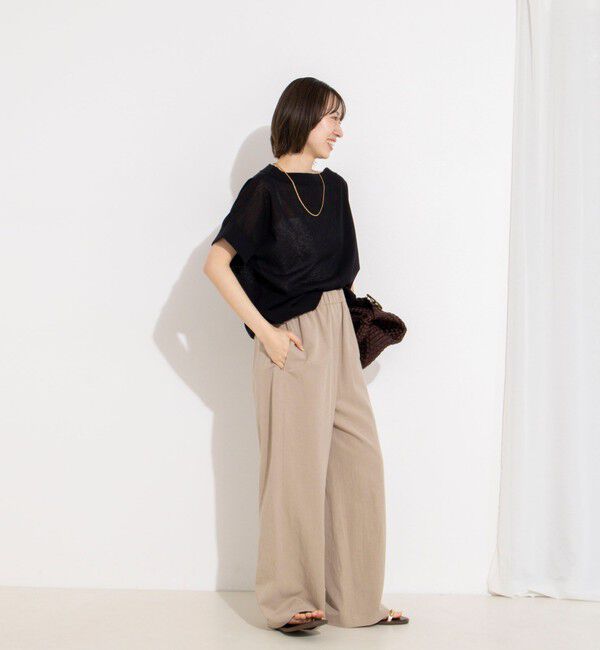 NOLLEY'S「ウォッシャブルセルロースリネンイージーパンツ」|その他|