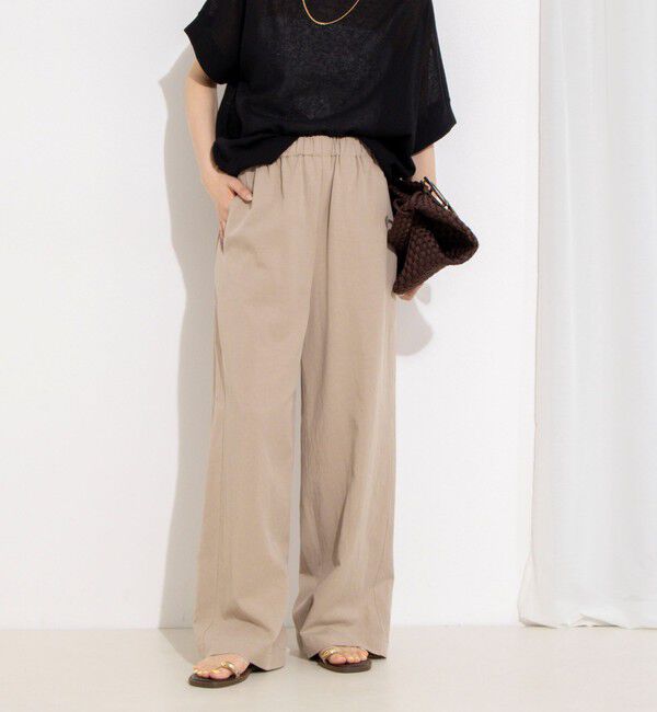NOLLEY'S「ウォッシャブルセルロースリネンイージーパンツ」|その他|