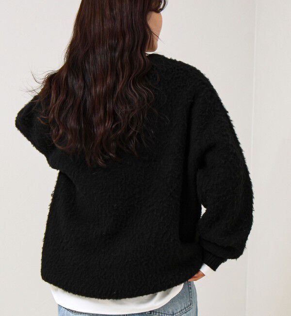 GLOSTER「【モヘアタッチ/ユニセックス対応】ヘンリーネックプルオーバーニット」|ニット・セーター|