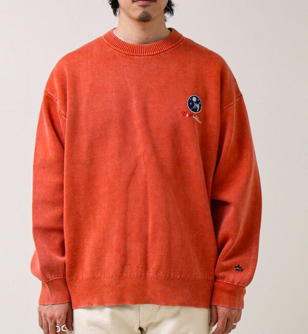 GLOSTER「【BOYエンブレム刺繍】Wフェイス フェードプルオーバーニット」|ニット・セーター|