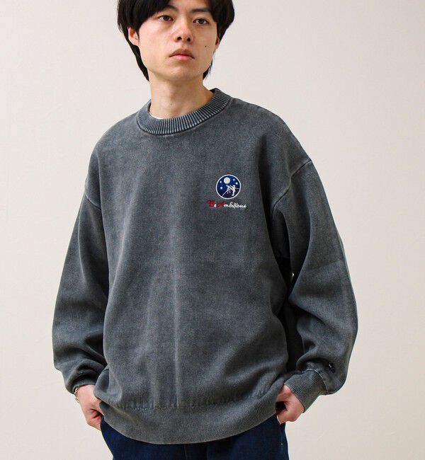 GLOSTER「【BOYエンブレム刺繍】Wフェイス フェードプルオーバーニット」|ニット・セーター|