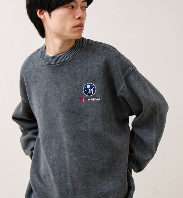 GLOSTER「【BOYエンブレム刺繍】Wフェイス フェードプルオーバーニット」|ニット・セーター|