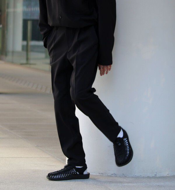 GLOSTER「【セットアップ対応】リネンタッチドビーイージーパンツ」|チノ|