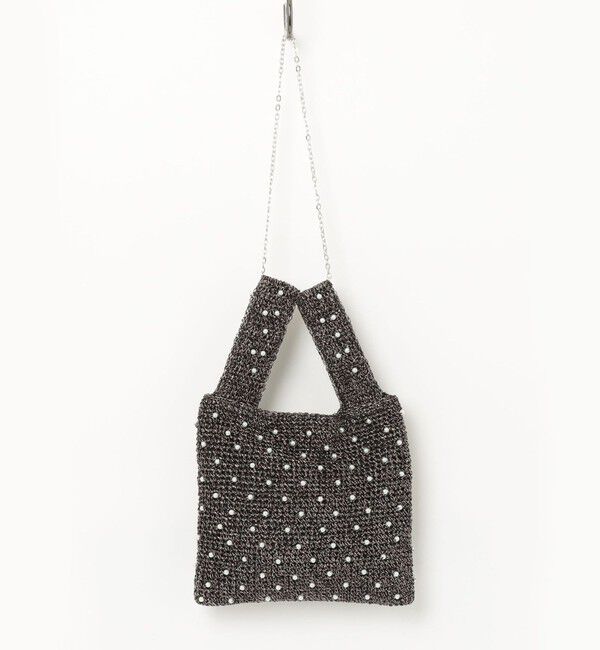 fredy emue「パール付メタリックヤーン2WAYバッグ」|ショルダー・メッセンジャー|