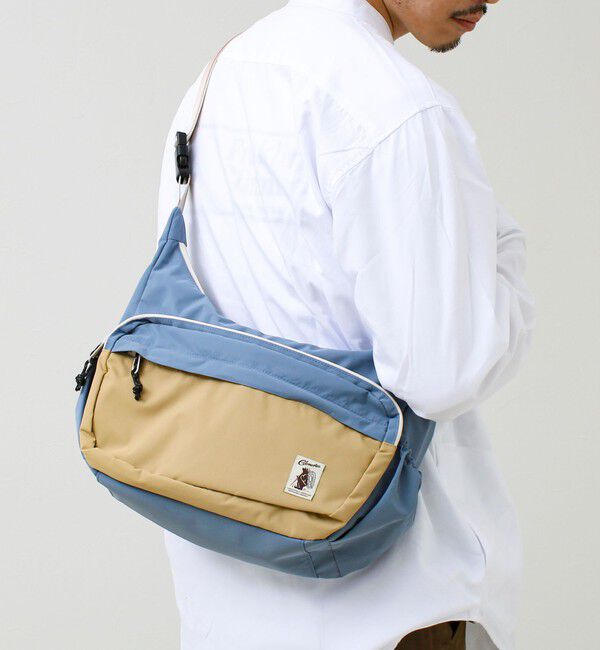 GLOSTER「【COBMASTER/コブマスター】Air WP MOONSHAKE SHOULDER BAG」|ショルダー・メッセンジャー|サックス