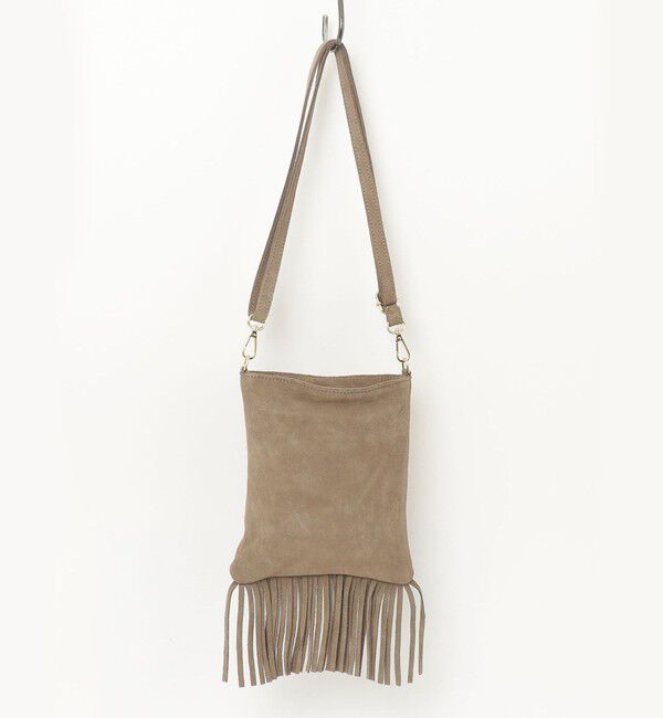 fredy emue「【AULENTTI/オーレンティ】スタッズフリンジポシェット」|ショルダー・メッセンジャー|