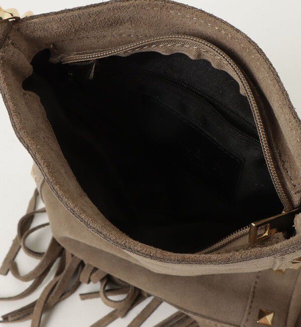 fredy emue「【AULENTTI/オーレンティ】スタッズフリンジポシェット」|ショルダー・メッセンジャー|