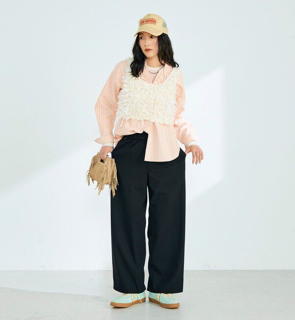 fredy emue「【AULENTTI/オーレンティ】サイドフリンジミニバッグ」|ショルダー・メッセンジャー|