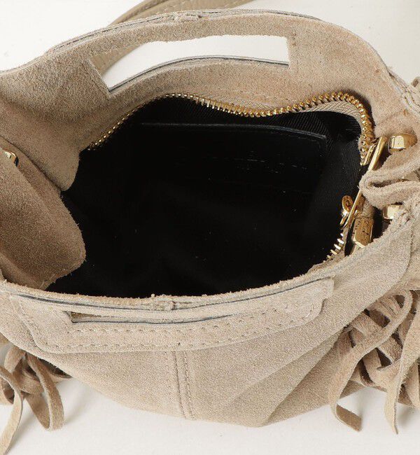 fredy emue「【AULENTTI/オーレンティ】サイドフリンジミニバッグ」|ショルダー・メッセンジャー|