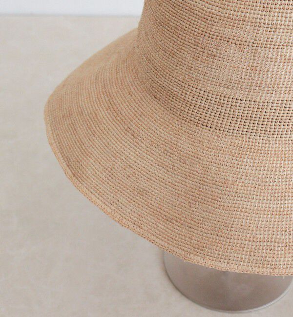 fredy emue「ラフィアつば広ハット」|ハット|