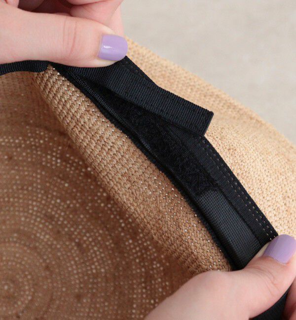 fredy emue「ラフィアつば広ハット」|ハット|