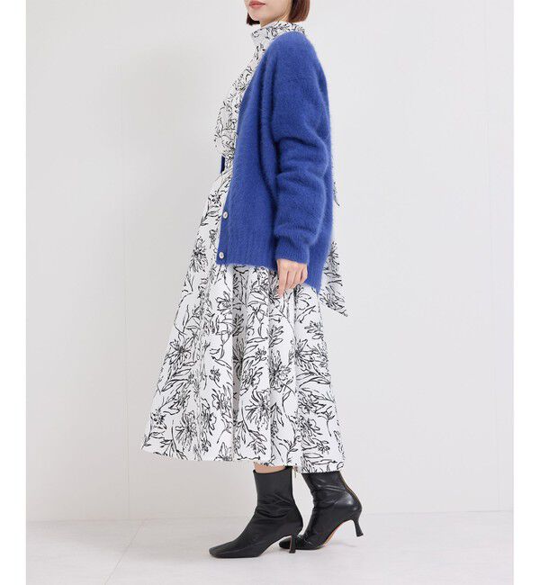 ROPE「ハンドペオントフォルムフレアスカート/セットアップ対応」|スカート|