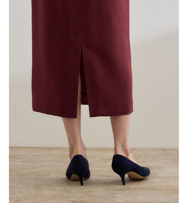 ROPE「リネンライク ポケット付きタイトスカート/イージーケア」|スカート|