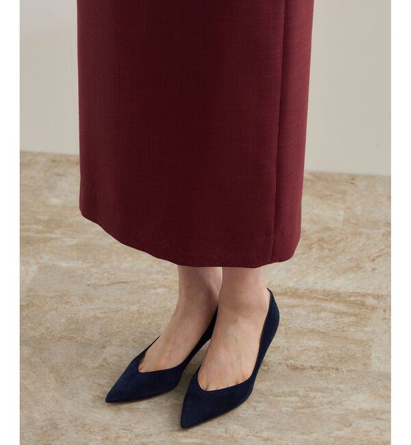 ROPE「リネンライク ポケット付きタイトスカート/イージーケア」|スカート|