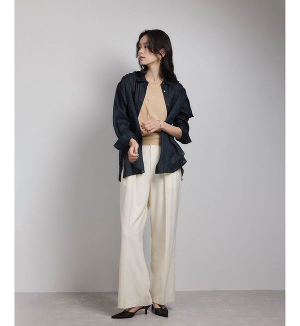 ROPE「ヨーロピアンリネンレギュラーシャツ/イージーケア」|シャツ・ブラウス|