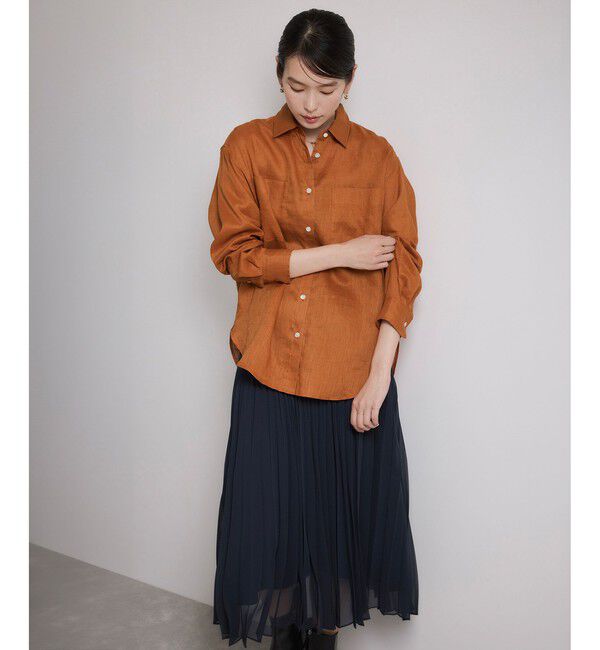 ROPE「ヨーロピアンリネンレギュラーシャツ/イージーケア」|シャツ・ブラウス|