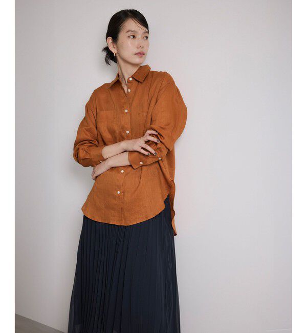 ROPE「ヨーロピアンリネンレギュラーシャツ/イージーケア」|シャツ・ブラウス|