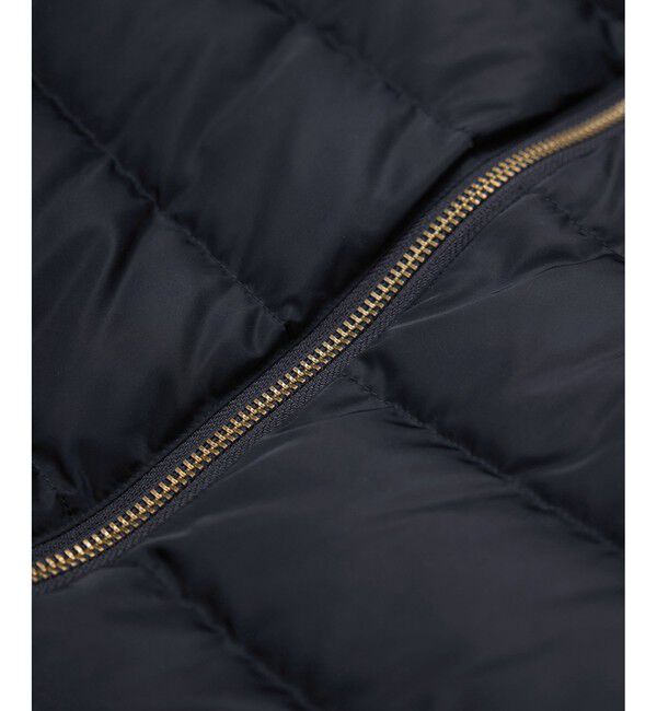 ROPE「サテンロング丈ダウンコート/イージーケア」|ダウン|