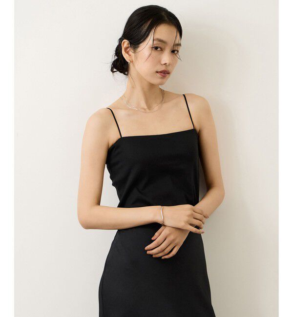 ROPE「【Lala Vie(ララヴィ)】別注カップ付きキャミソール(巾着付き)/イージーケア」|キャミソール|