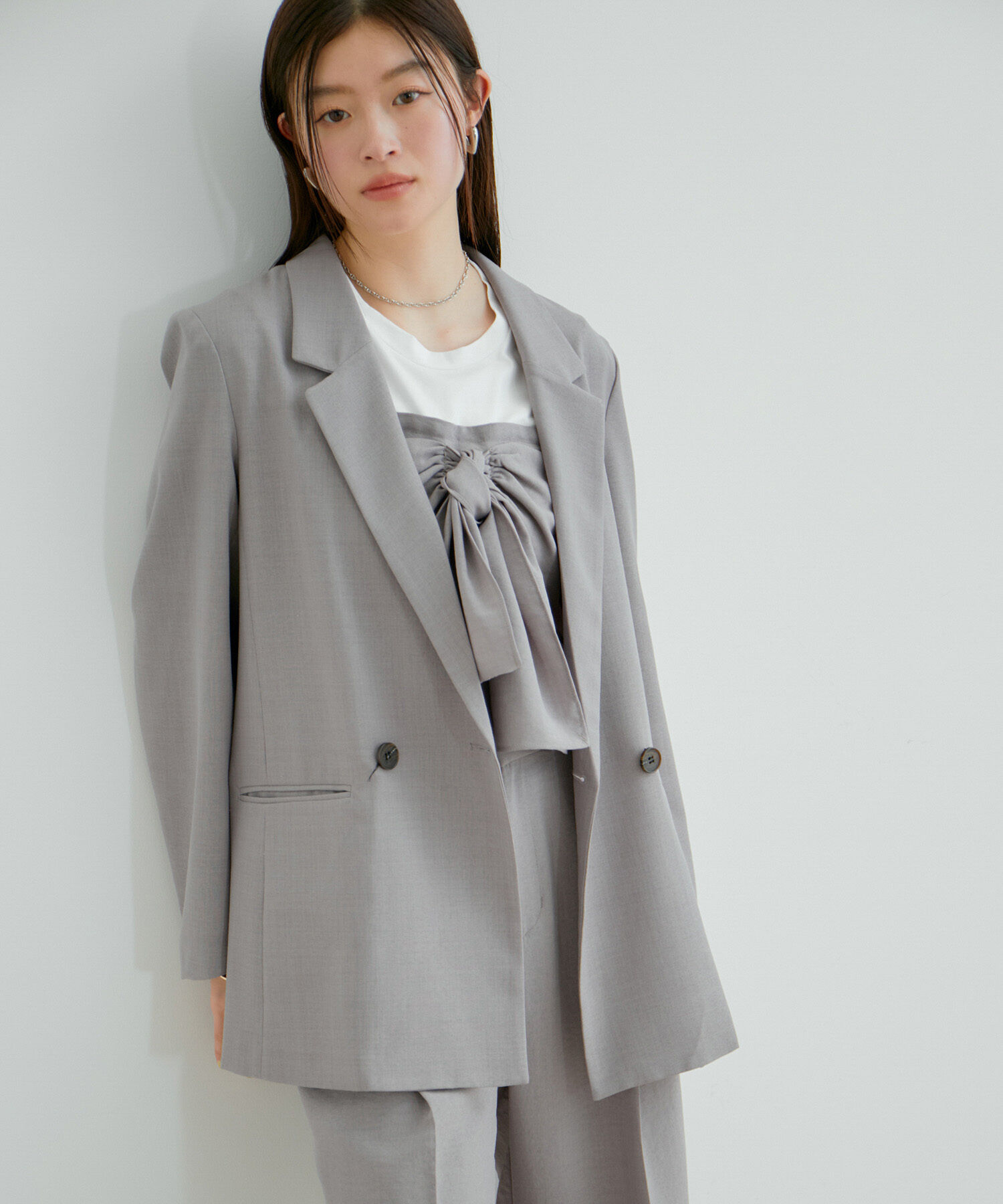 VIS「美easyテーラードジャケット【洗える】」|テーラードジャケット|