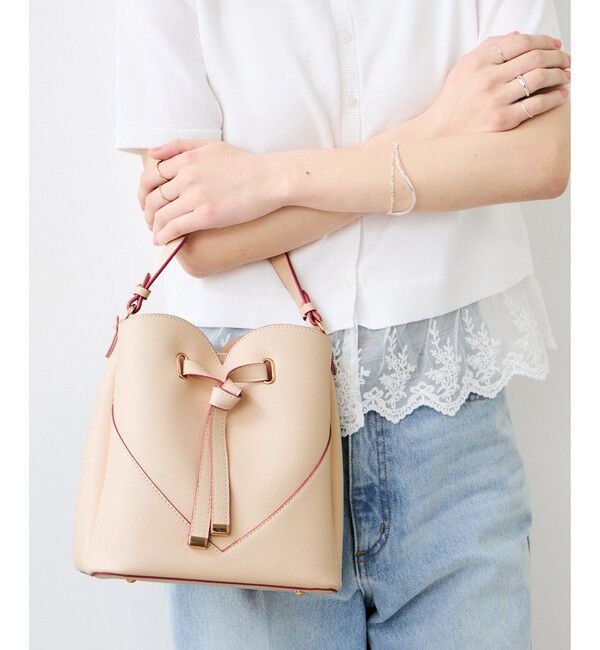 VIS「【累計4万点突破】【2WAY】ハートカットバッグ/追加」|ショルダー・メッセンジャー|