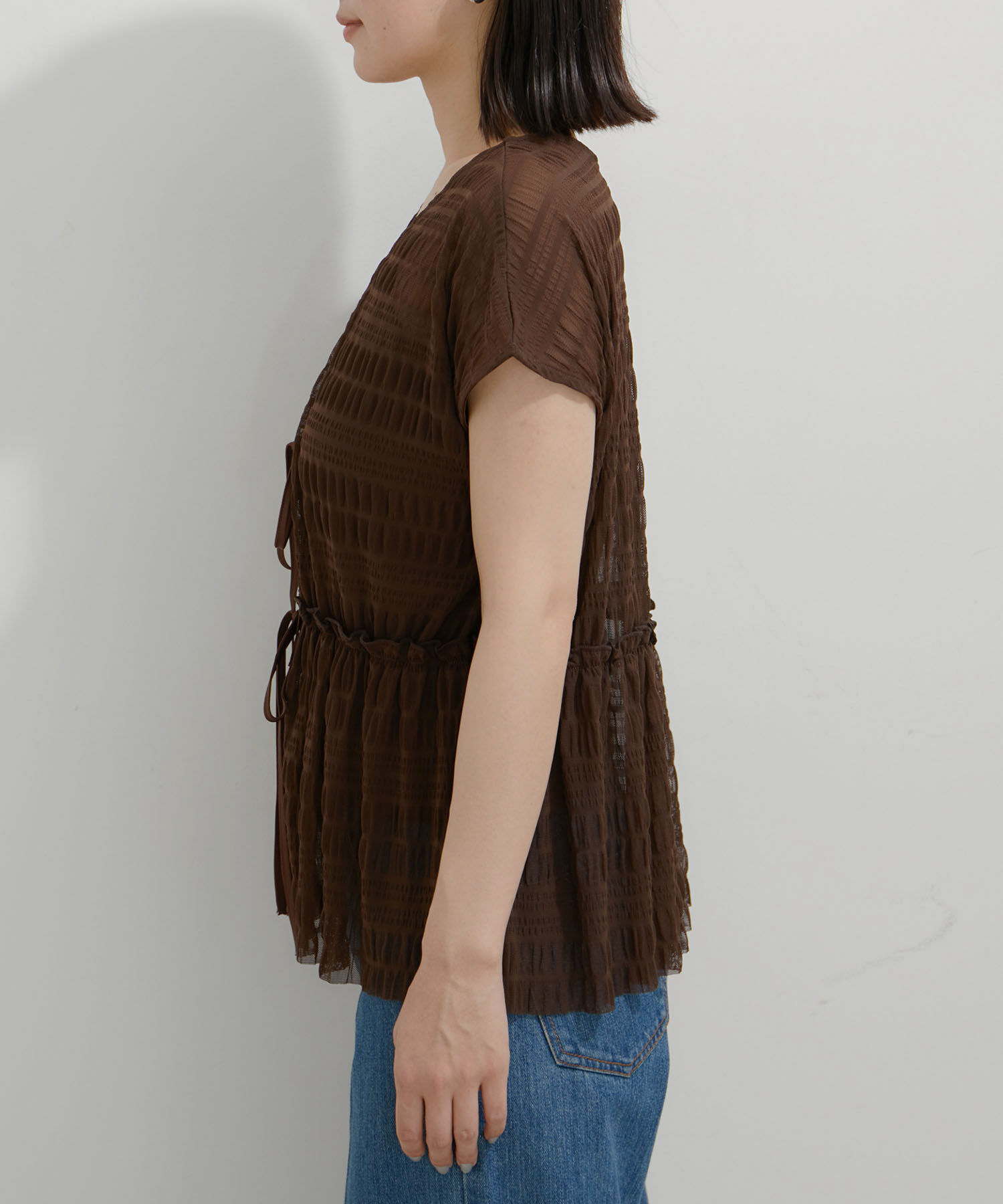 VIS「【SET】シャーリングカーデ&times;キャミアンサンブル【洗える】」|その他|