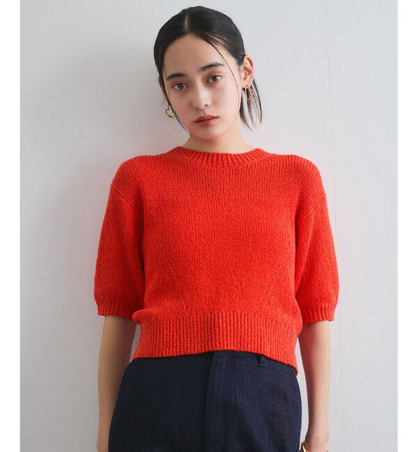 VIS「【洗える】アイレットブークレコンパクトニット」|Tシャツ・カットソー|