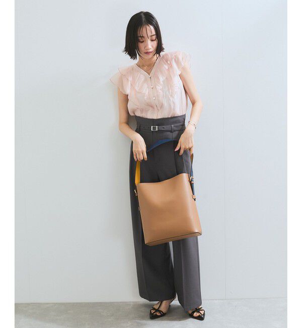 VIS「【新色追加】【A4収納】リバーシブルハンドルワンショルダーバッグ」|トートバッグ|