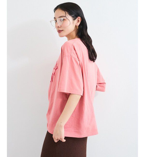 VIS「ピグメント加工プリントビッグTシャツ」|Tシャツ・カットソー|